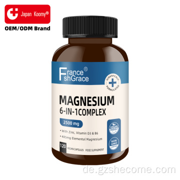 Shecome Magnesium-Komplex-Kapseln unterstützen die Schlafmuskulatur